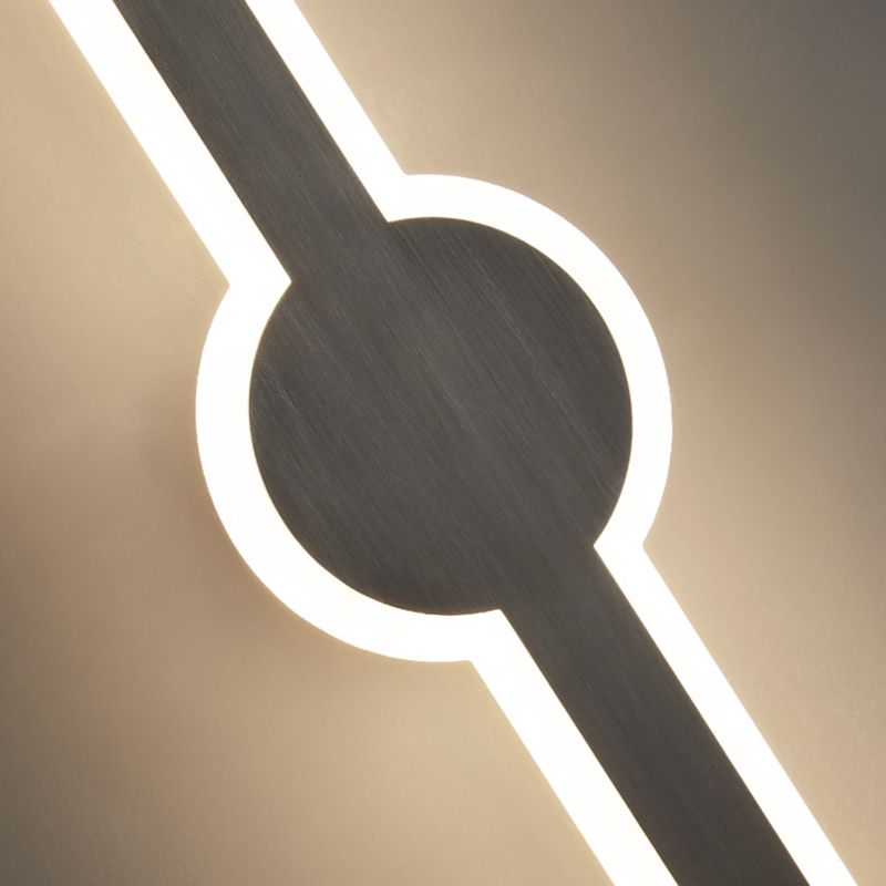 Metal Linear Vanity Wall Lights Modern 1-Light Vanity Wall Light Fixtures