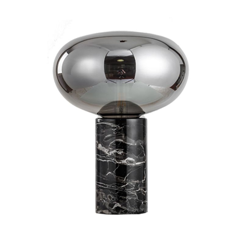 Runde Formglasetischlampe moderner Stil 1-Licht-Tischlampenlampen