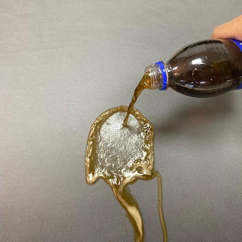 Nordic Stationary Faux Leather Living Room Flared Arm Cushions Seating