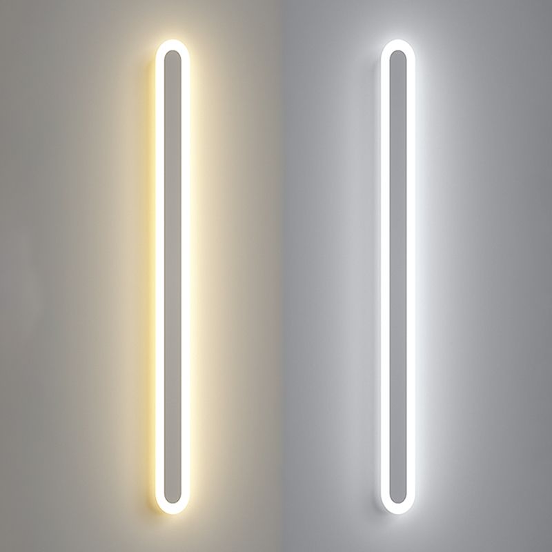 Modern Style Metal Wall Light Minimalist LED Wall Sconce Light for Bedroom