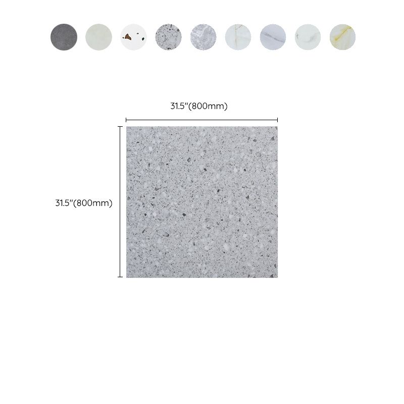 Modern Home Vinyl Flooring Peel and Stick Marble Print Square PVC Flooring
