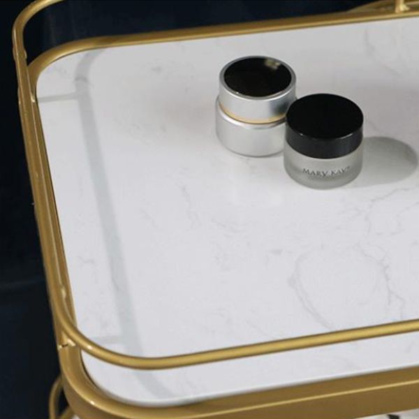 Contemporary Style Rolling Prep Table Stone Prep Table for Restaurant