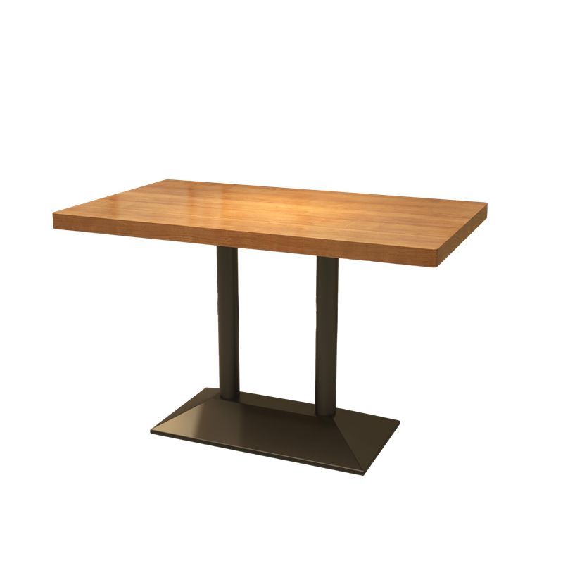 Natural Finish Modern Dining Set 1/2/3/5 Pieces Solid Wood Dinette Set