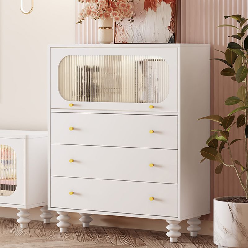 Classic Glam Storage Chest Dresser Wooden Dresser with 3 Drawers