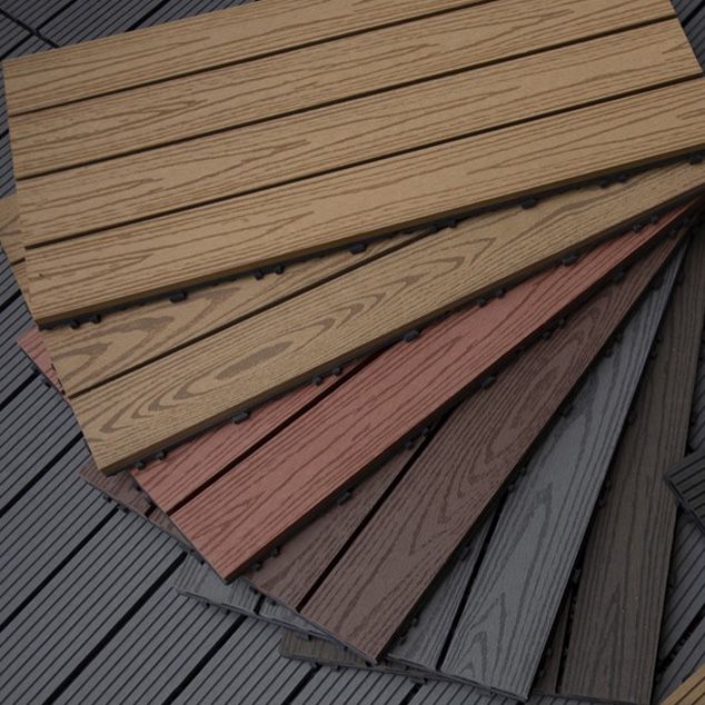 Wooden Deck Plank Outdoor Waterproof Rectangular Outdoor Floor Board