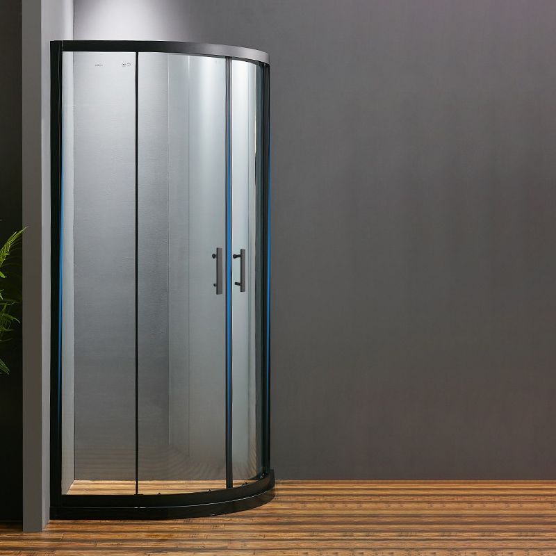 Aluminum Alloy Tempered Glass Shower Door Simple Shower Screen