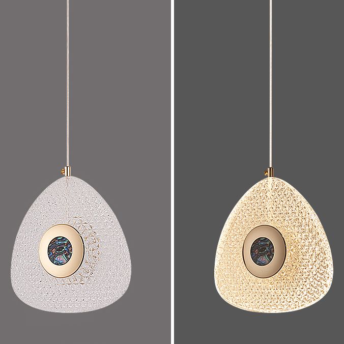 Modern Geometry Hanging Lights Metal Hanging Light Fixtures in Gold