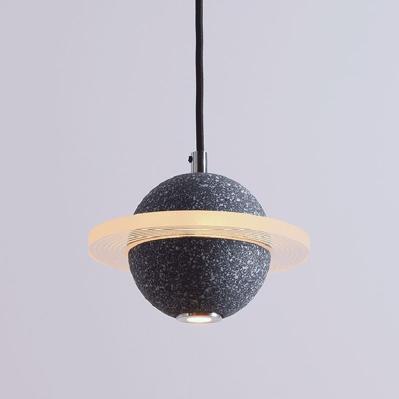 Salle d'étude de pendentif en ciment moderne l'éclairage de suspension globale