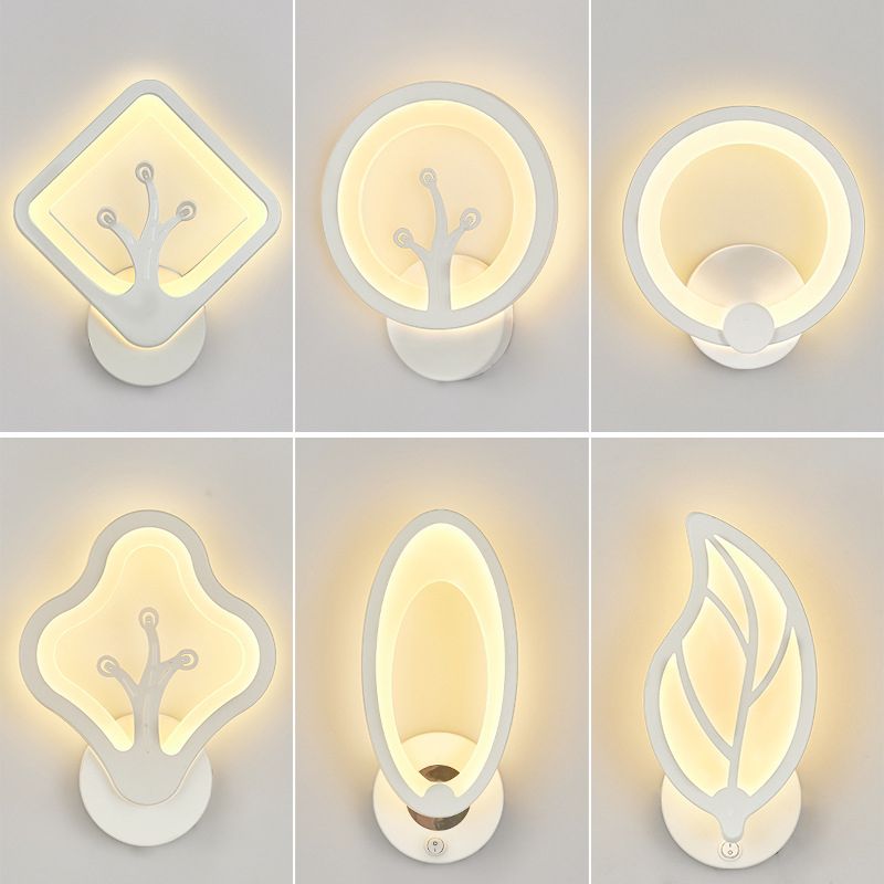 Accesorio de iluminación de pared sombreada acrílica LED MALAR MALAR MALA MINIMALIST