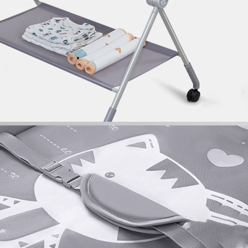 Folding Baby Changing Table Portable Changing Table with Shelf