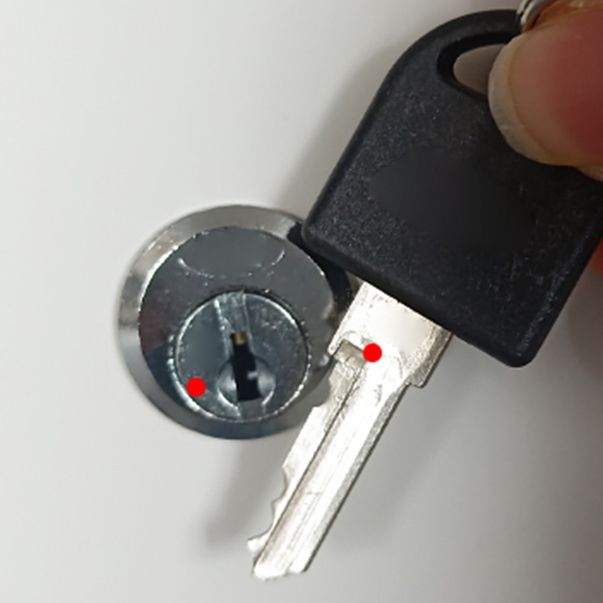 Metallic Finish Cabinet with Hinged Door Contemporary Storage Cabinet for Bathroom