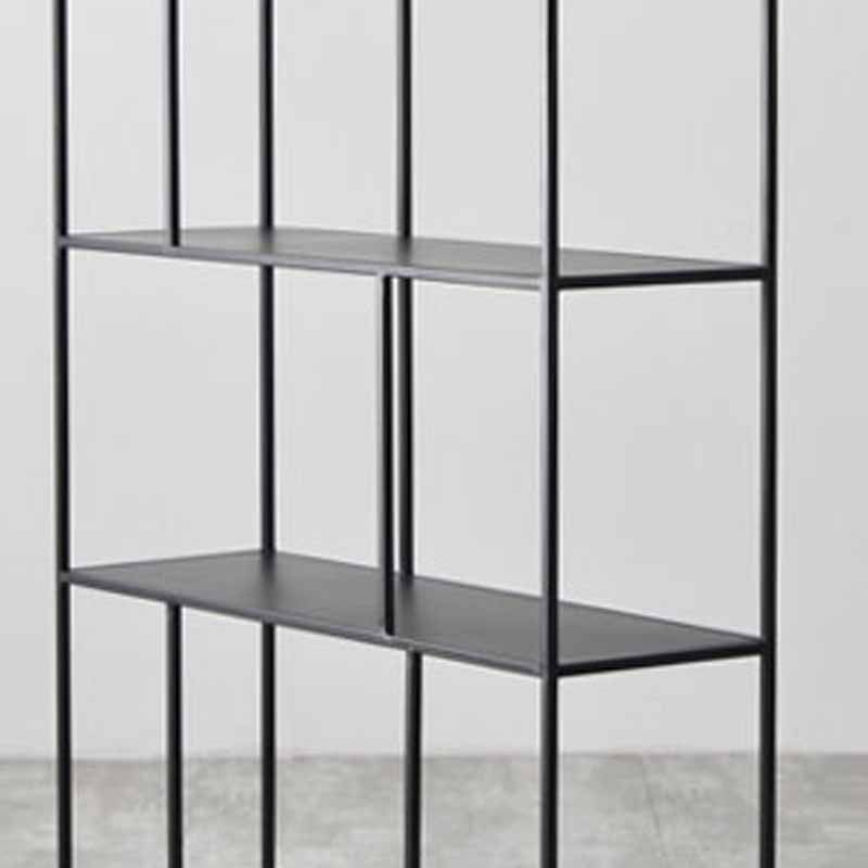 Modern Style Bookcase Open Back Metal Bookshelf for Home Office
