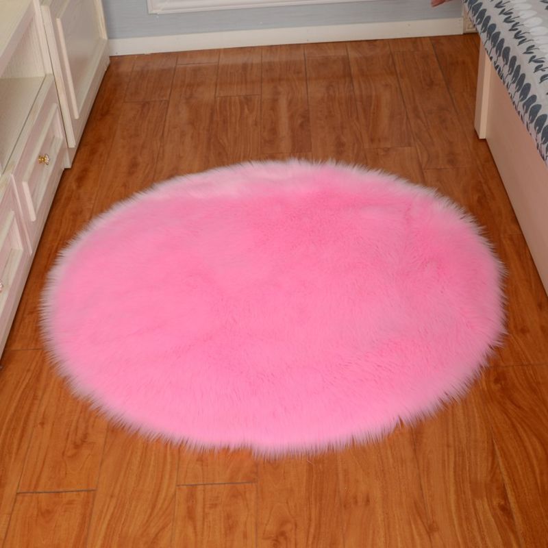 Tapis de couleur unie calmatrice multi-couleurs moelleux tapis de tapis moquette non glip
