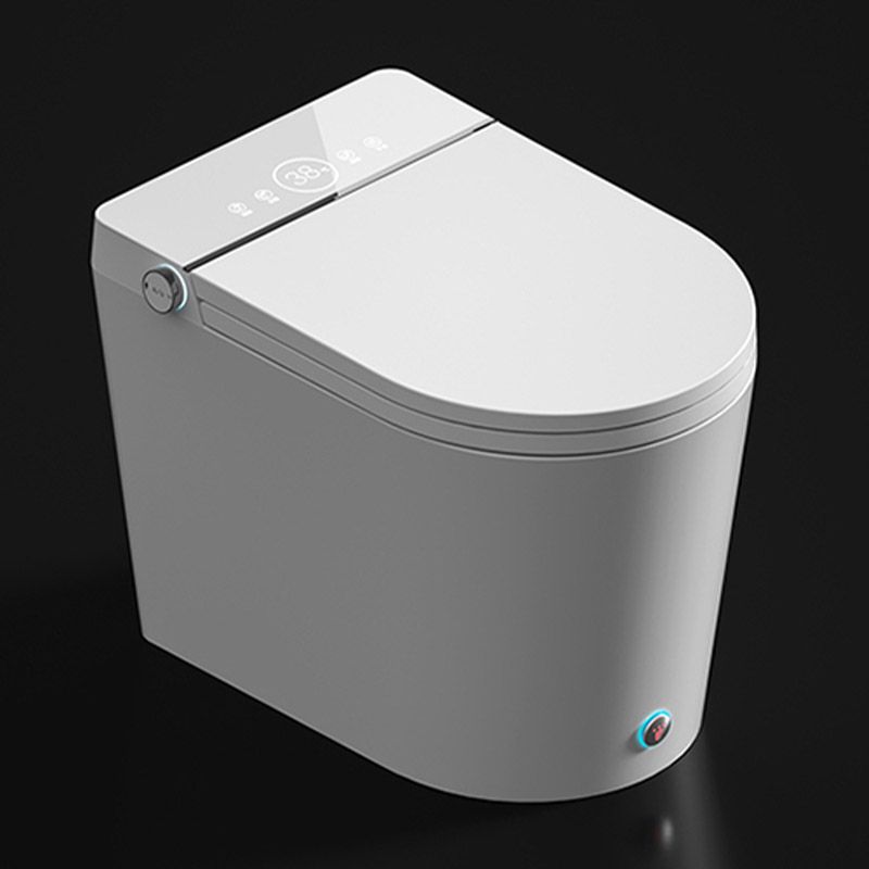Modern 1-Piece Toilet Floor Mounted Urine Toilet with Slow Close Seat for Washroom