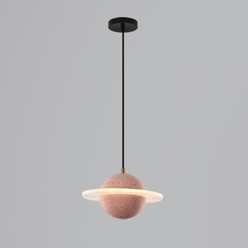 Modern Minimalist Style Global Pendant Lighting Fixtures Cement Hanging Pendant Lights for Living Room