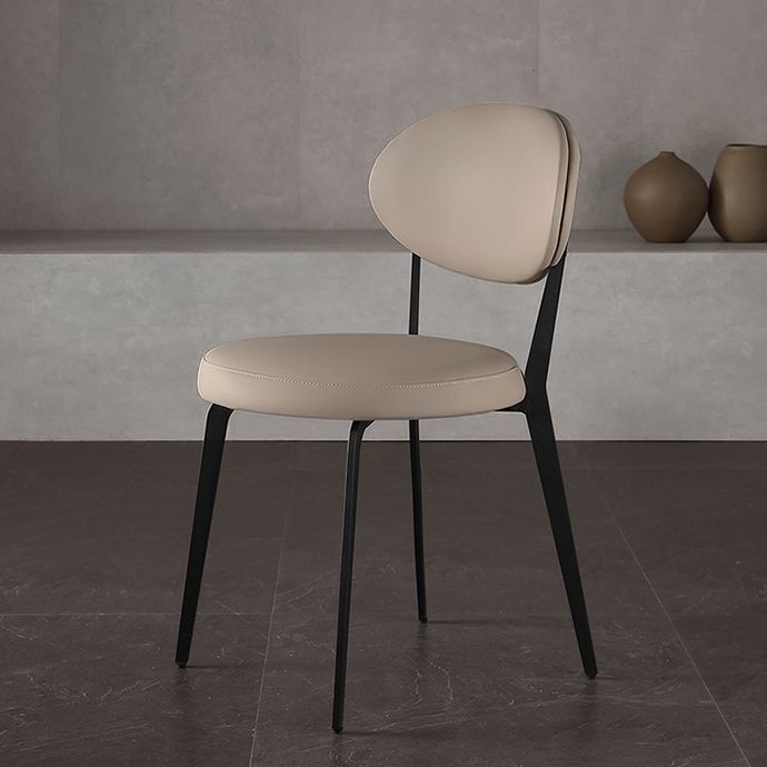 Faux Leather Dining Chairs Upholstered Dining Chairs in White