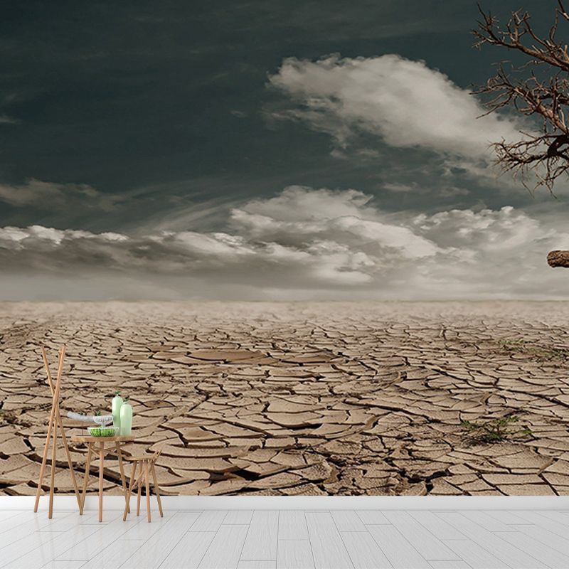 Photography Wall Mural Wallpaper Desert Sitting Room Wall Mural