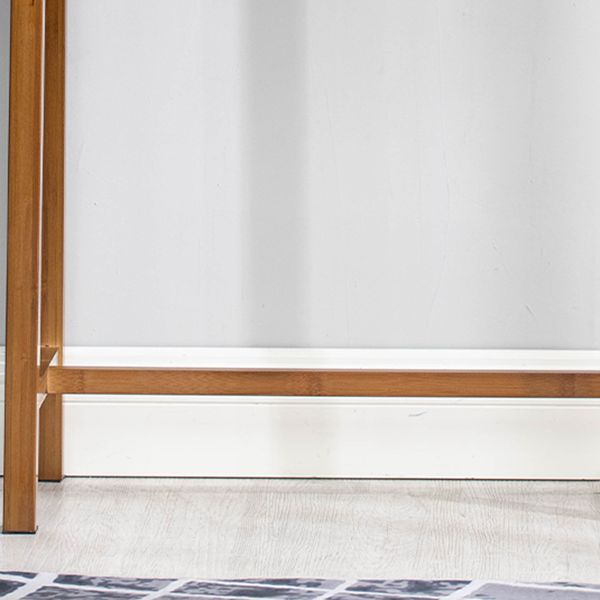 Mid-Century Modern Console Table Dark Brown Rectangle Console Table