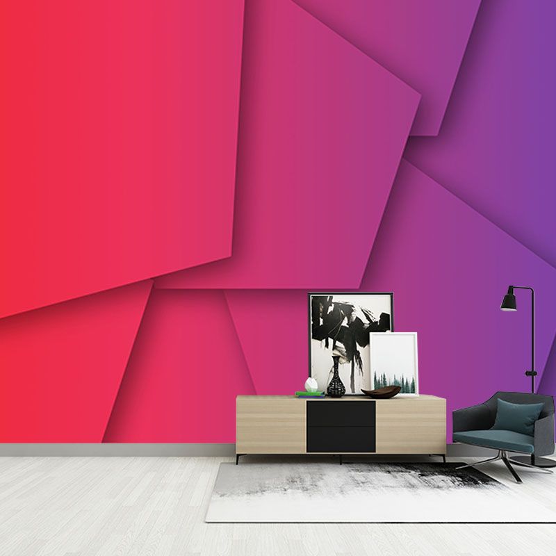Modern Style Wall Mural Wallpaper Geometry Sitting Room Wall Mural