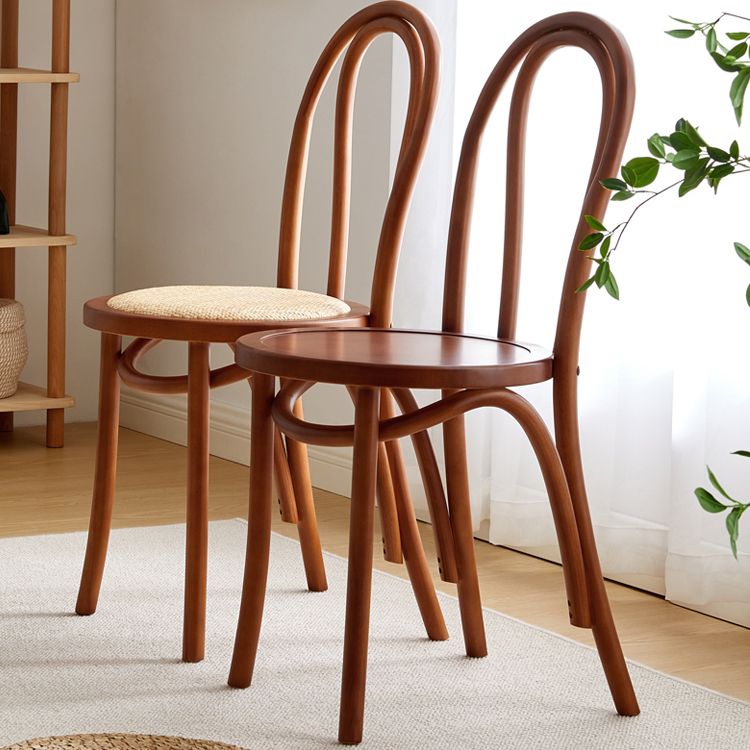 Contemporary Indoor Dining Side Chair Solid Wood Frame Side Chair