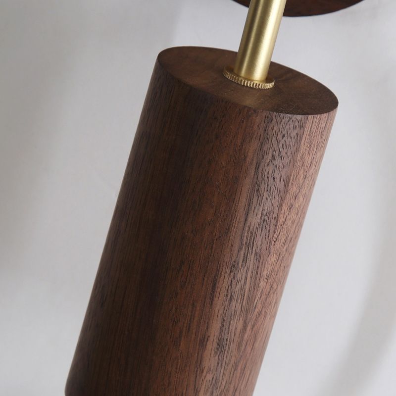 Luce di applique a muro Contemporaneo moderno luce interna in legno e ottone