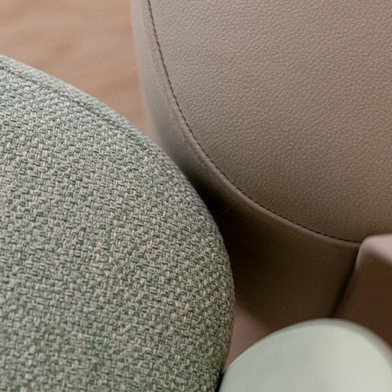 Arm Chair Arms Linen/PU Leather Included Chair for Living Room, Bedroom