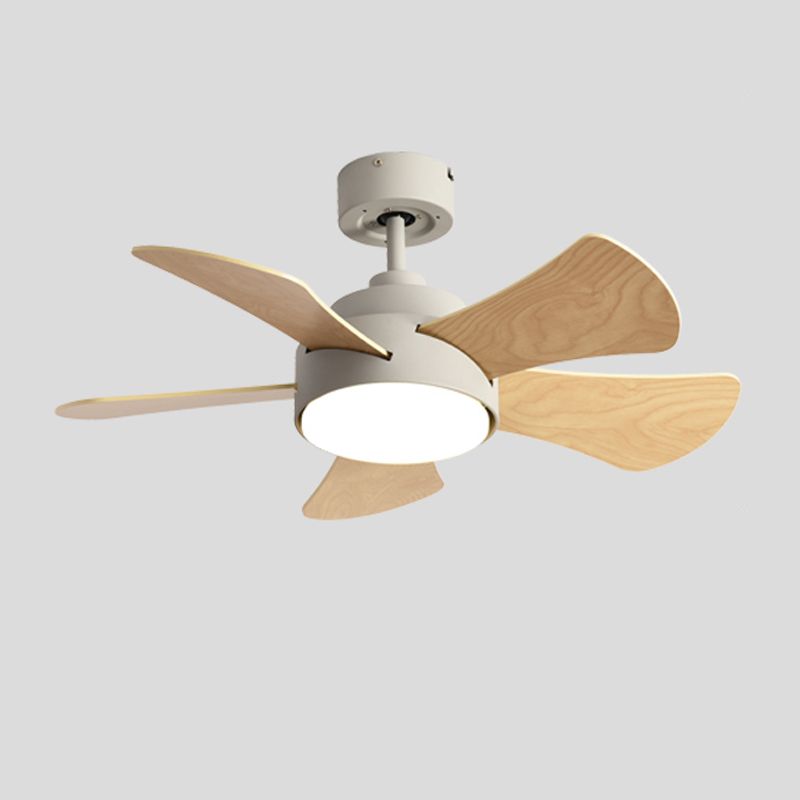 Ceiling Fan Light Metal Nordic Style LED Ceiling Flush Mount for Bedroom