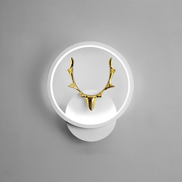 Light metal a parete geometrica contemporanea in metallo 1 lampada a LED LAD