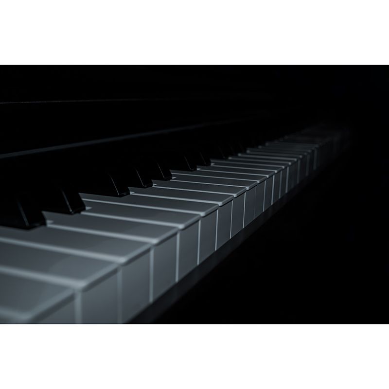 Piano Customized Wall Mural Mildew Resistant Wallpaper for Sitting Room