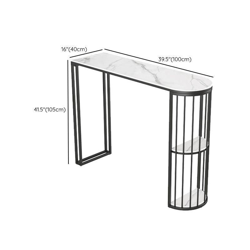 Industrial Bar Dining Table Free Form Counter Height Dining Table