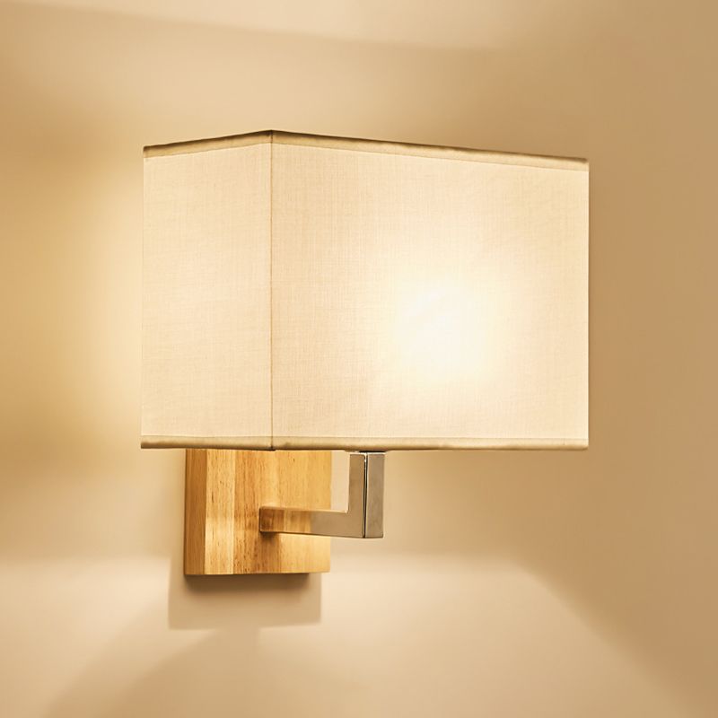 Luci da parete nordica moderna tessuto a parete a 1 luci a parete per camera da letto