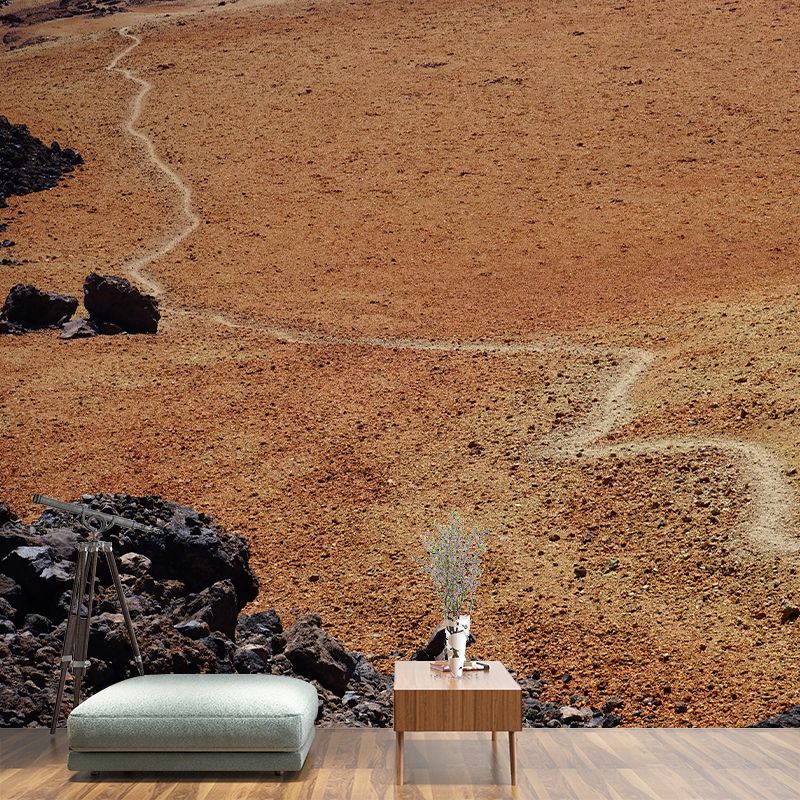 Horizontal Photography Desert Mural Environment Friendly Wallpaper for Home Decor
