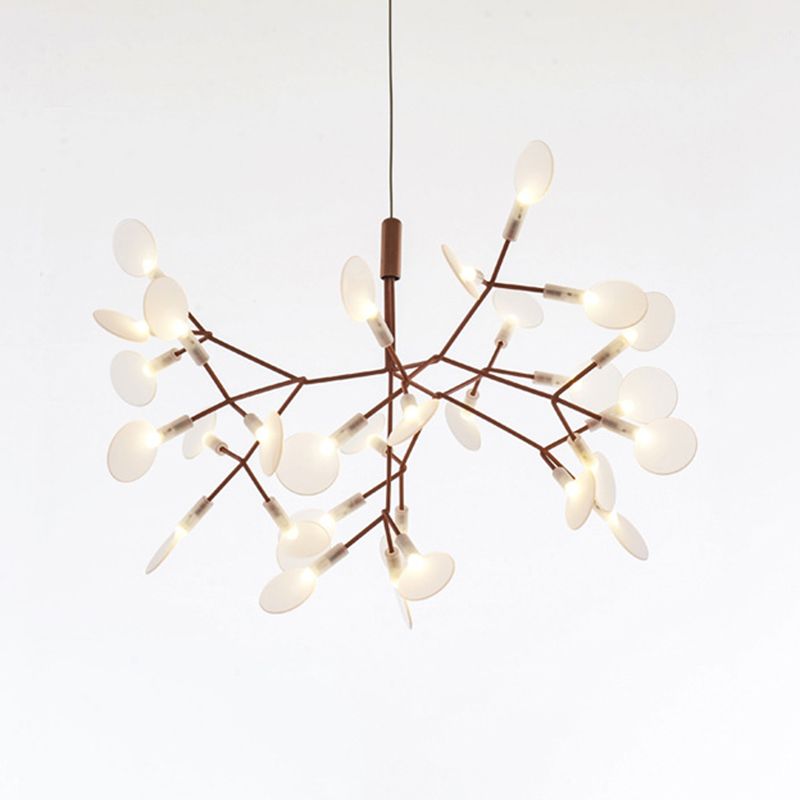 Luz de lámpara de araña de spray moderna kit de luz acrílico de acrílico