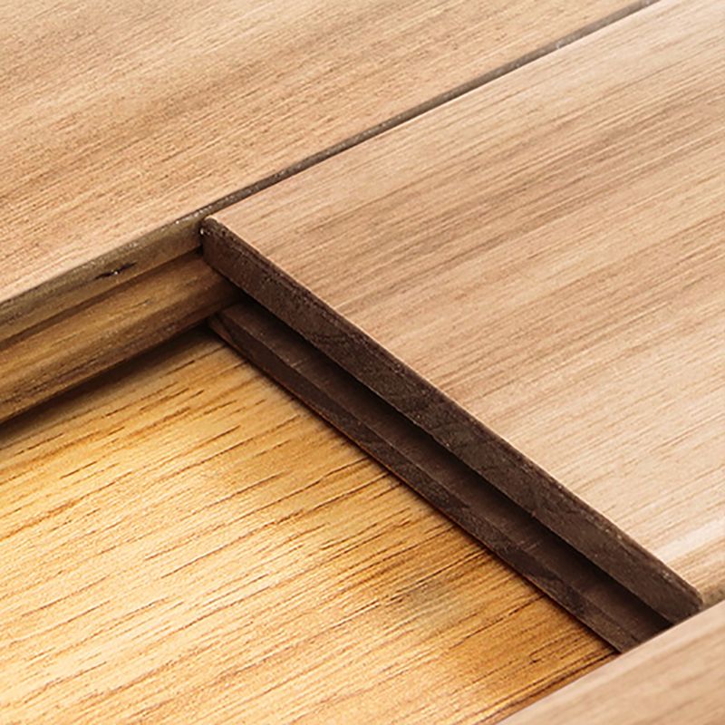 Modern Wood Floor Tile Click-Locking Water Resistant Plank Flooring