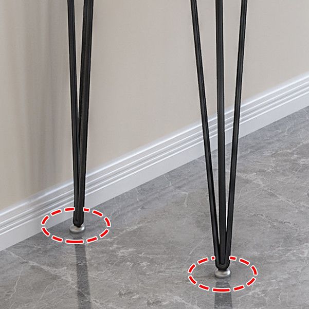 Industrial Style Rectangle Wood Top Counter Table 42-inch Height Bar Table