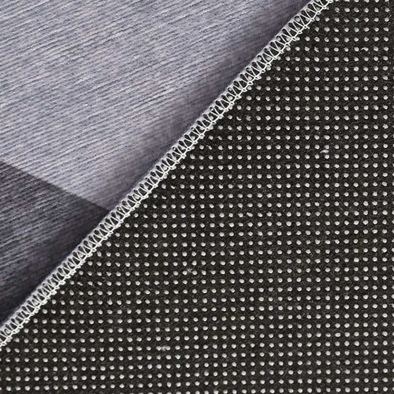 Grauer, minimalistischer Teppich, Polyester-Aquarell-Teppich, blühender Teppich, rutschfeste Rückseite, Innenteppich für Wohnzimmer