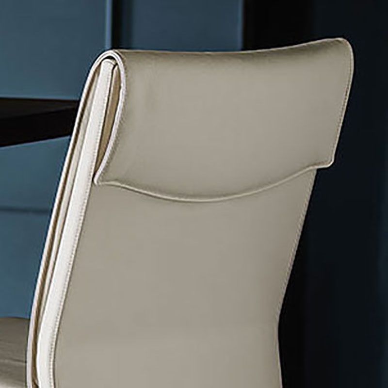 Modern Chairs Dining Armless Chair with Metal Legs for Kitchen