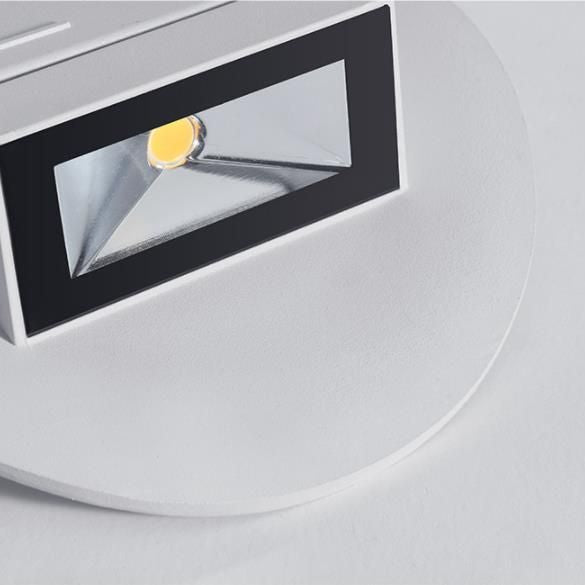 Iluminación de pared redonda de pared de pared de estilo moderno de estilo 7W para dormitorio para dormitorio