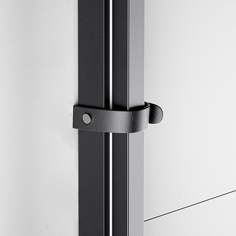 Square Corner Aluminum Frame Shower Enclosure with Double Door Handles