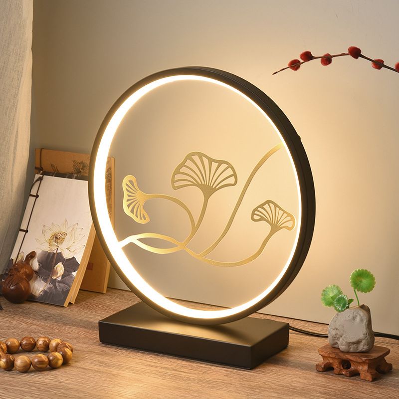 Modern 1-Light Table Lamp Strip Shape LED Desk Light with Silica Gel Shade for Living Room