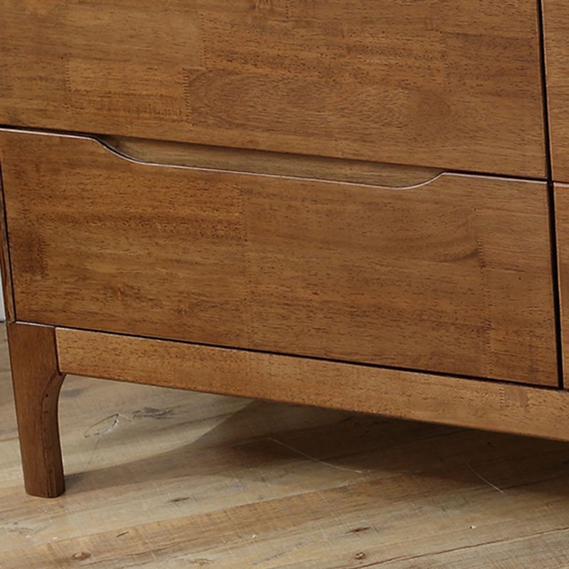 Contemporary Chest Rubberwood Accent Chest in Antique Finish