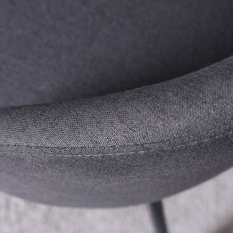 Contemporary Kitchen Dining Side Chair Upholstered Dining Chair in Grey