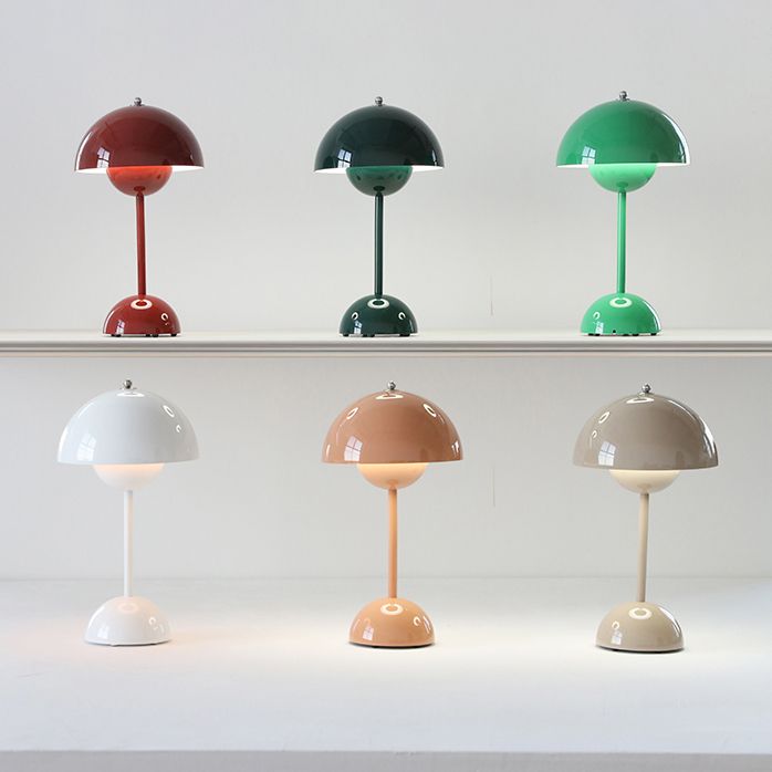 Halbkreis-Schlafzimmertischlampe Harz Minimalistische Nachttischlampe