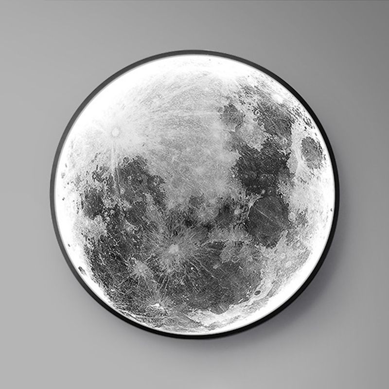 Contemporary Circle LED Wall Light Household Wall Lighting Fixture for Living Room