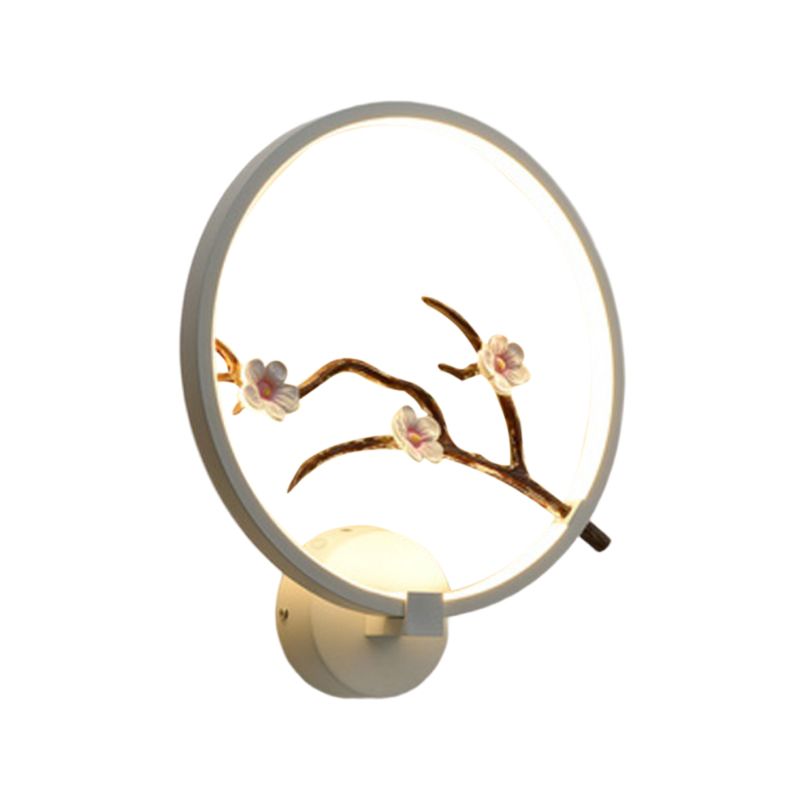 Contemporary LED Wall Light Household Circle Wall Lighting Fixture for Living Room