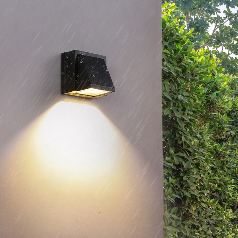 1 Light Geometric Wall Lights Modern Style Metal Wall Lighting Ideas