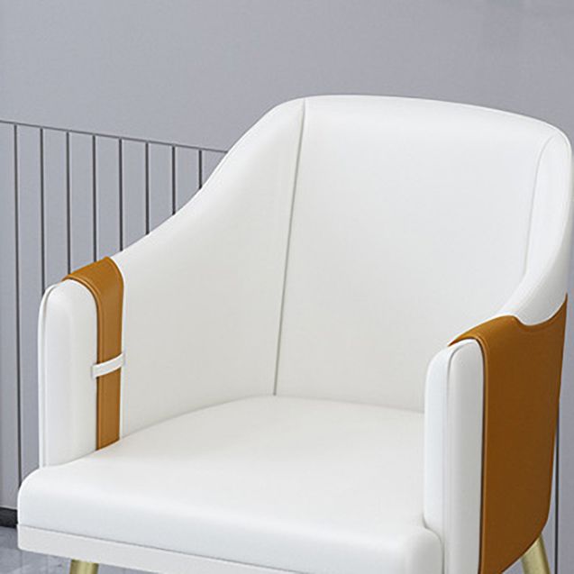 Glam 1/2/5/7 Pièces Ensemble de meubles de restauration en pierre fritté avec chaises en cuir