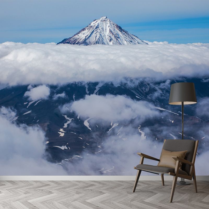 High Mountain Wall Covering for Living Room Waterproofing Mural, Customized Size