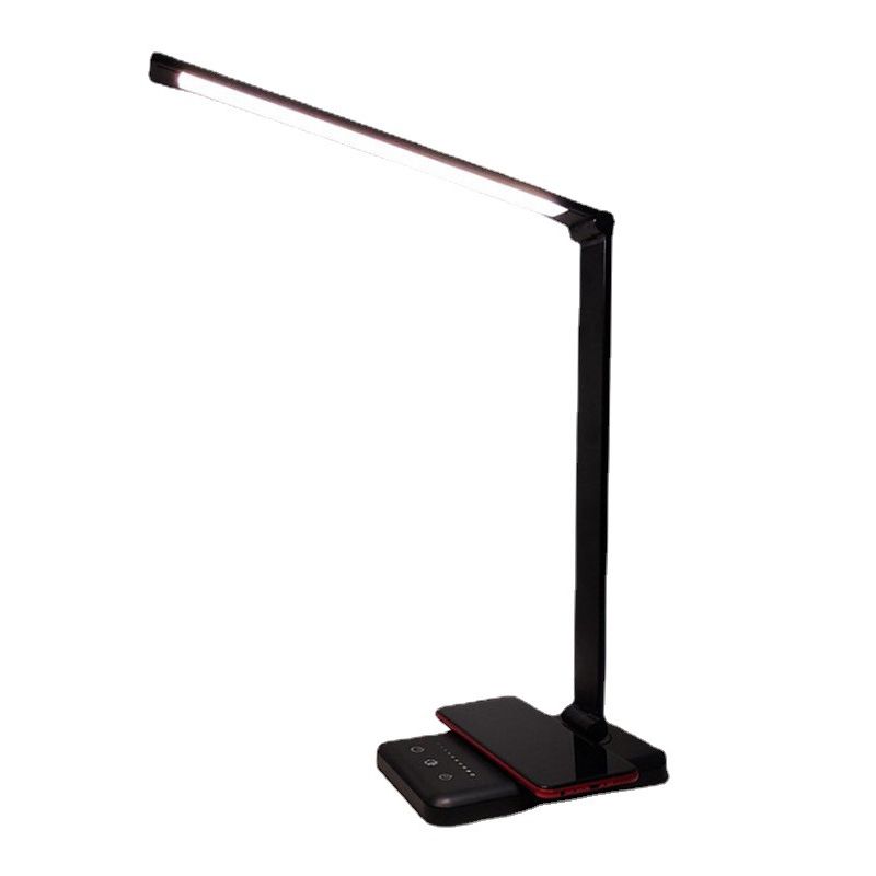 USB Table Lamp with Touch Control, Task Style Metal Folding Table Light
