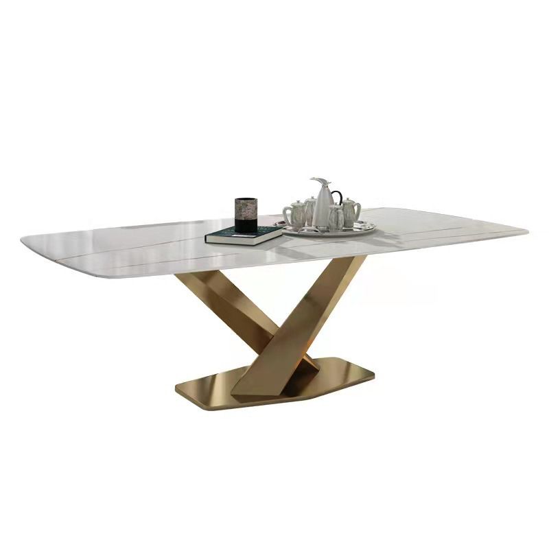 Modern Sintered Stone Dining Table Set 1/2/5/6/7 Pieces Dining Set for Home Use